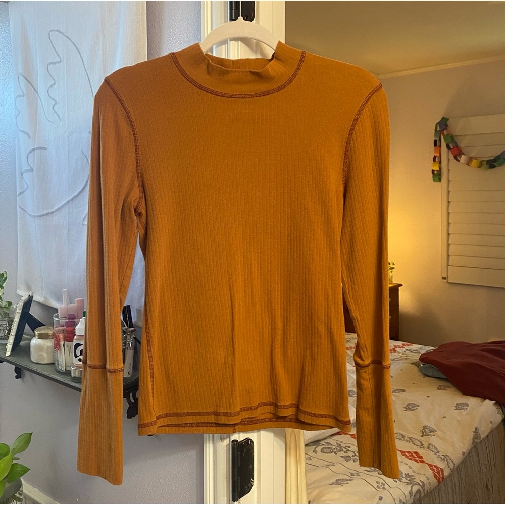 Free People Thermal Mockneck